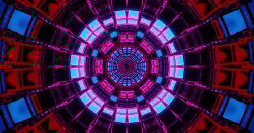 Arc-en-ciel radieux : art abstrait coloré