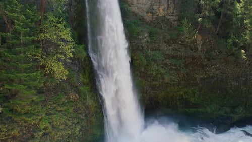 Mill Creek Falls in Southern Oregon on the upper Rogue River.