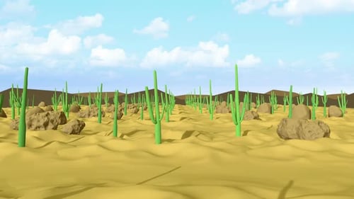 Tag der Kaktuswüste 4k