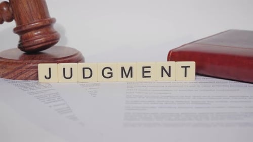 Gavel, Documents, and Word Judgment