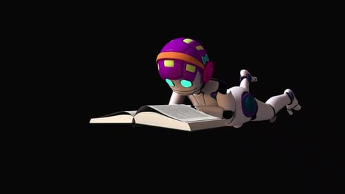 Livre de lecture Baby Girl Robot