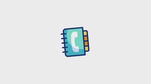 Contact Book Animated Icon