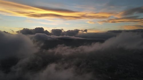 Sunset Above Clouds