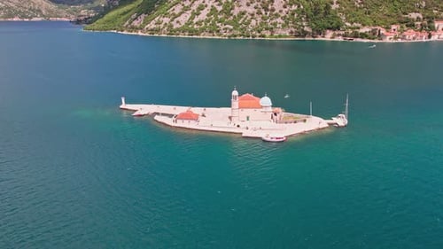 Perast Montenegro Famous Aerial View