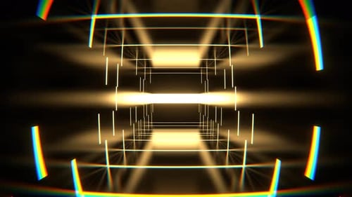 Light Yellow Abstract Strobe Machine Background Vj Loop In 4K