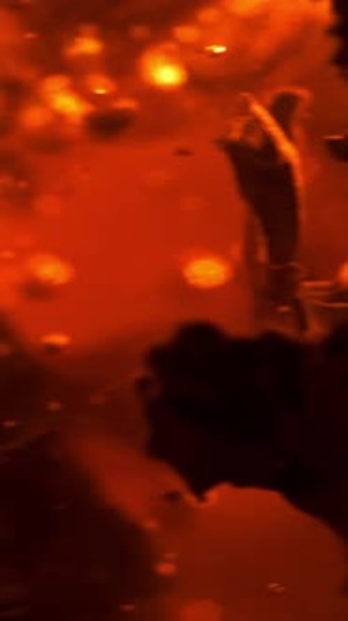 Fragrant Black Tea is Brewed Filmed on a Highspeed Camera at 1000 Fps