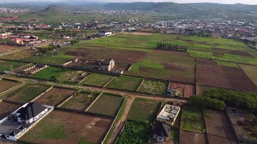 Rural countryside and farms in Africa