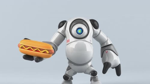 Großer Roboter - 3D-Animation