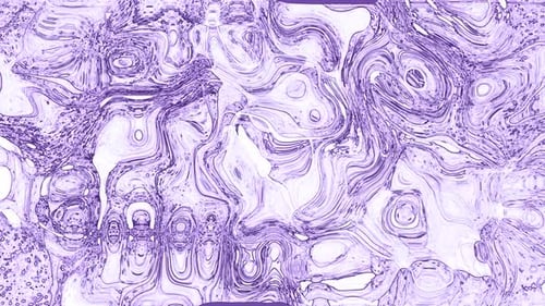 Abstract Purple and White Fluid Morphing Pattern Background