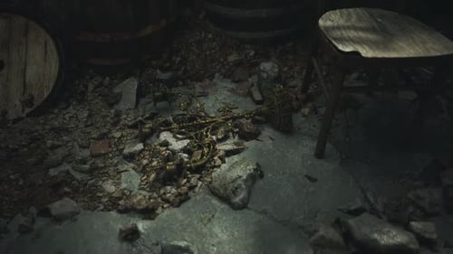 Golden Ornate Decorative Element Reveal