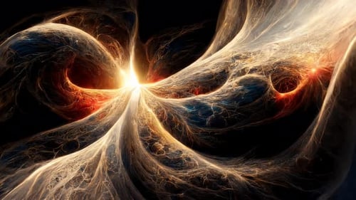 Glowing Rays of Hyperspace, square tunnel particle background, Glowing Rays of Hyperspace 4K