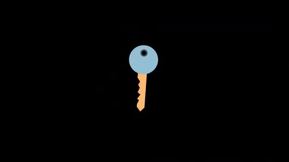 Keys symbol icon animation, Elements Motion Graphics ft. key & lock ...