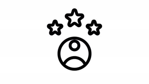 rating line icon animation