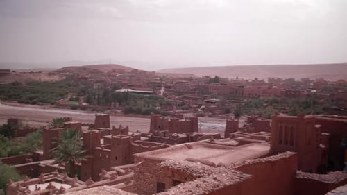 A view from Ksar of Ait-Ben-Haddou, in Ouarzazate, Morcocco.