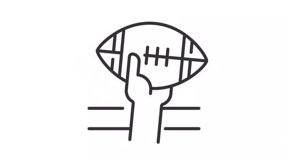 Animated touchdown icon, Elements Motion Graphics ft. touchdown & goal ...