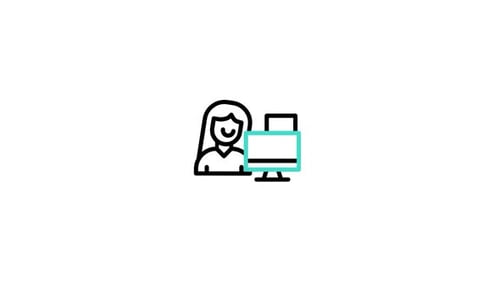 Computer Animated Icon