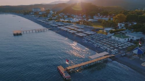 Sunrise Beach Resort With Calm Ocean Waters