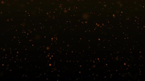 Gold Particle Background Loop