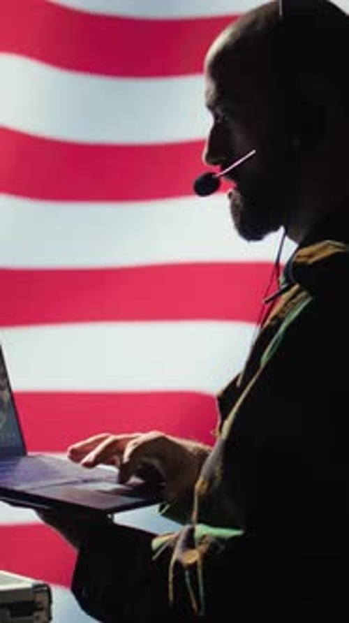 Vertical Video North Korea Pyongyang Regime Agent Uses Military Software Preventing Rockets