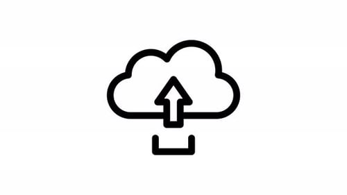 upload line icon animation