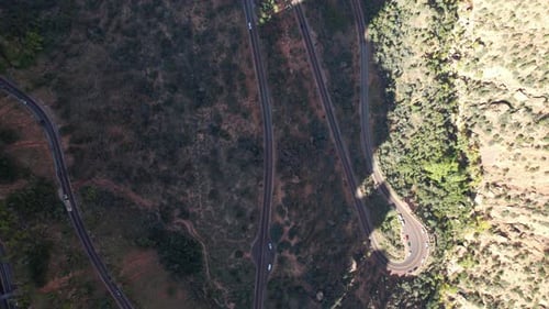 Overhead View of Zion National Park Scenic Roads