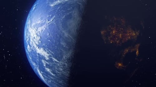 earth in space