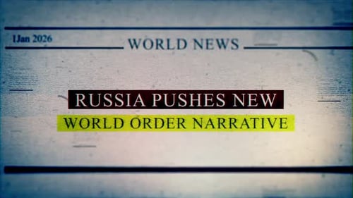Russia Pushes New World Order Narrative Newspaper Headlines