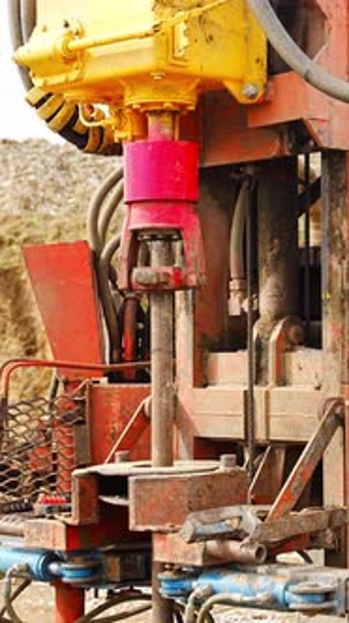 Drilling Rig for Pile Installation and Soil Sampling Heavy Geotechnical Equipment Used for