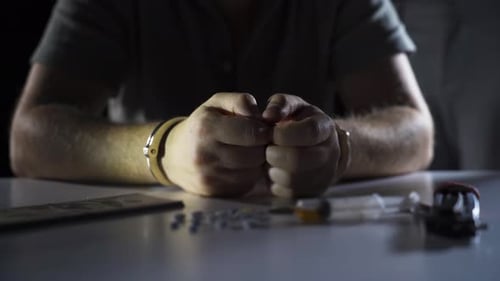 Rede de drogas, líder e polícia.