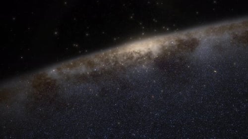 Flying Through Stars and Galaxy Seamless Loop