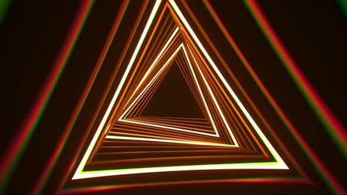 Glowing Triangle Frames