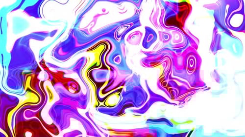 Vibrant Abstract Fluid Psychedelic Liquid Motion