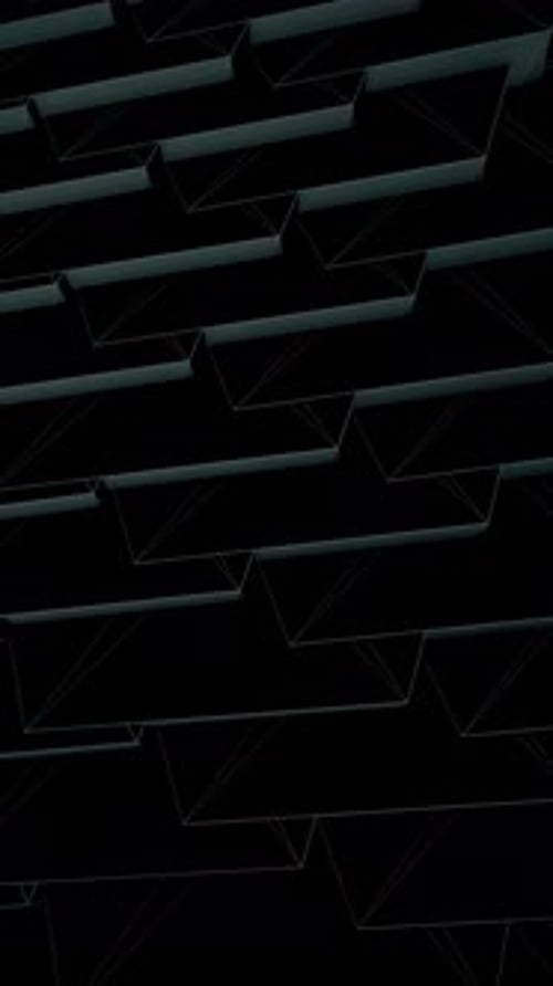 Vertical Video - Dark Minimalist Geometric Shapes Abstract Background