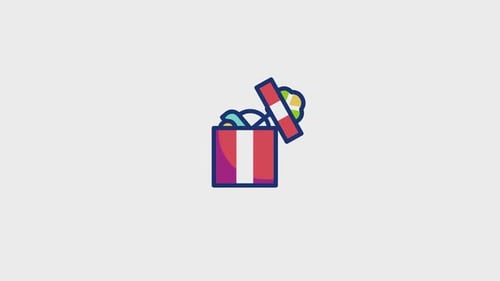 Gift Animated Icon V6 V1