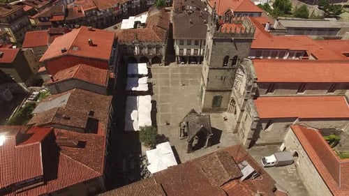 Oliveira portuguese collegiate church in Guimaraes