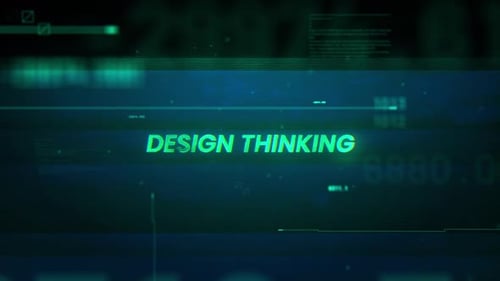 Glitch Text Reveal with Futuristic Digital Interference