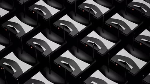 Routeurs Wi-Fi en boucle noire