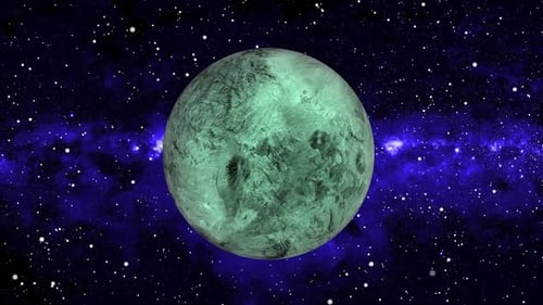 Moon planet animated