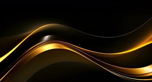 Black luxury corporate background with golden lines