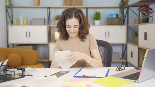Tearing documents, letters, clumsiness.