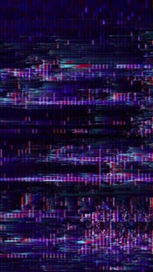 Dynamic Abstract Glitch Digital Distortion Background