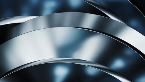 Metallic curve geometry background