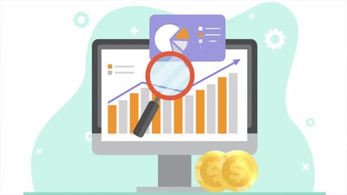 Analyse von Finanzstatistiken mit einer Lupe 4K