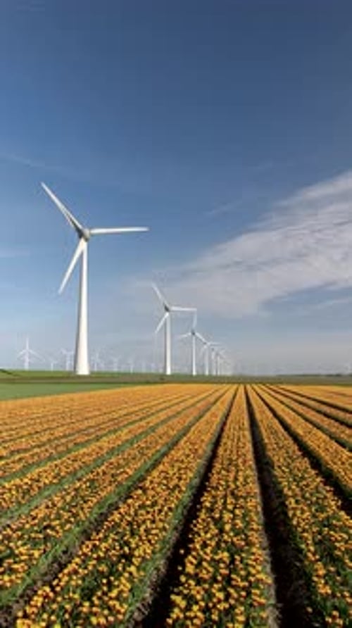 Las impresionantes turbinas eólicas de los Países Bajos muestran un enfoque visionario de la energía verde