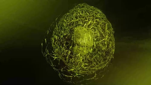 Zellstoffwechsel 3D-Rendering-Animation 1