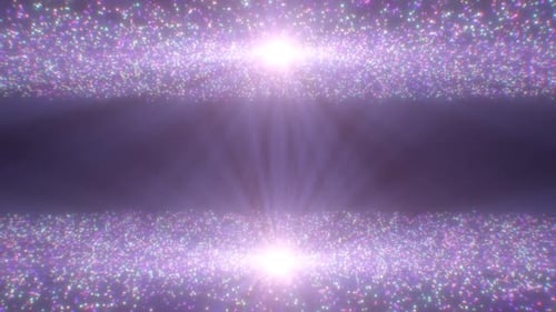 Magnifique plafond scintillant orné de rayons lumineux cosmiques et d'étoiles scintillantes