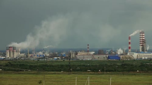 Oil and gas refinery plant