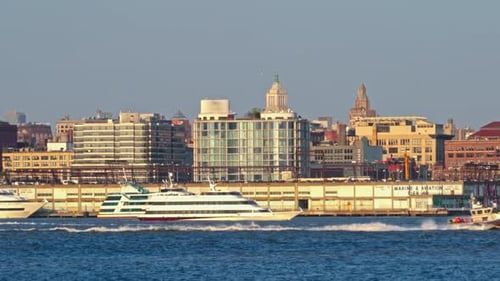 Captivating skyline of New York City, captured from New Jersey's shores