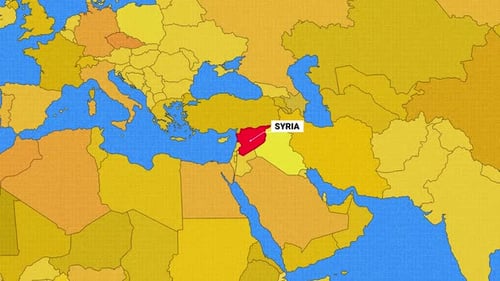 Animated World Map Country Highlight