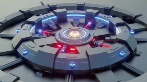 3d render pedestal 3d rotating video design